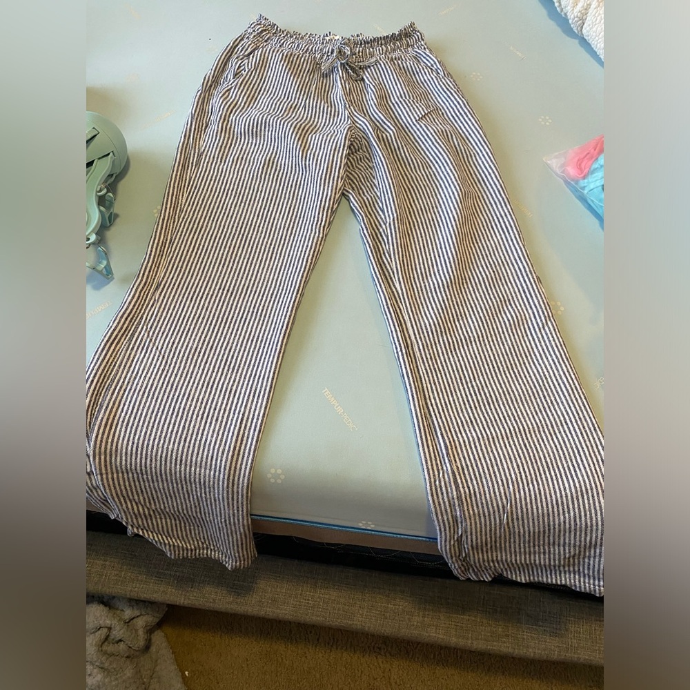 Authentic American Heritage Blue and White Striped Pants